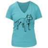 Women's Premium Deep V-Neck T-Shirt Thumbnail