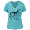 Women's Premium Deep V-Neck T-Shirt Thumbnail