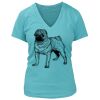 Women's Premium Deep V-Neck T-Shirt Thumbnail