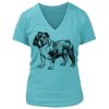 Women's Premium Deep V-Neck T-Shirt Thumbnail