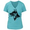 Women's Premium Deep V-Neck T-Shirt Thumbnail
