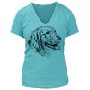 Women's Premium Deep V-Neck T-Shirt Thumbnail