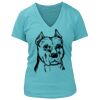 Women's Premium Deep V-Neck T-Shirt Thumbnail