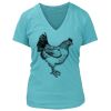 Women's Premium Deep V-Neck T-Shirt Thumbnail
