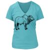 Women's Premium Deep V-Neck T-Shirt Thumbnail