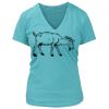 Women's Premium Deep V-Neck T-Shirt Thumbnail