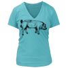 Women's Premium Deep V-Neck T-Shirt Thumbnail