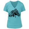 Women's Premium Deep V-Neck T-Shirt Thumbnail
