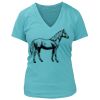 Women's Premium Deep V-Neck T-Shirt Thumbnail