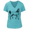 Women's Premium Deep V-Neck T-Shirt Thumbnail
