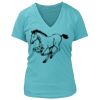 Women's Premium Deep V-Neck T-Shirt Thumbnail
