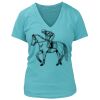 Women's Premium Deep V-Neck T-Shirt Thumbnail