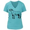 Women's Premium Deep V-Neck T-Shirt Thumbnail
