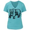 Women's Premium Deep V-Neck T-Shirt Thumbnail