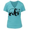 Women's Premium Deep V-Neck T-Shirt Thumbnail
