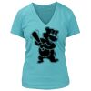 Women's Premium Deep V-Neck T-Shirt Thumbnail