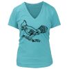 Women's Premium Deep V-Neck T-Shirt Thumbnail