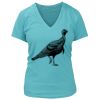 Women's Premium Deep V-Neck T-Shirt Thumbnail