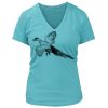 Women's Premium Deep V-Neck T-Shirt Thumbnail