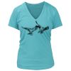 Women's Premium Deep V-Neck T-Shirt Thumbnail