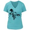 Women's Premium Deep V-Neck T-Shirt Thumbnail