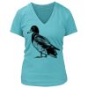 Women's Premium Deep V-Neck T-Shirt Thumbnail