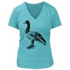 Women's Premium Deep V-Neck T-Shirt Thumbnail