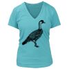 Women's Premium Deep V-Neck T-Shirt Thumbnail