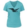 Women's Premium Deep V-Neck T-Shirt Thumbnail