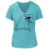 Women's Premium Deep V-Neck T-Shirt Thumbnail