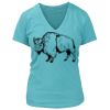Women's Premium Deep V-Neck T-Shirt Thumbnail