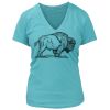 Women's Premium Deep V-Neck T-Shirt Thumbnail