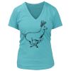 Women's Premium Deep V-Neck T-Shirt Thumbnail