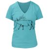 Women's Premium Deep V-Neck T-Shirt Thumbnail