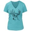 Women's Premium Deep V-Neck T-Shirt Thumbnail