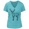 Women's Premium Deep V-Neck T-Shirt Thumbnail