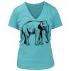 Women's Premium Deep V-Neck T-Shirt Thumbnail