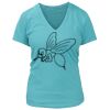 Women's Premium Deep V-Neck T-Shirt Thumbnail