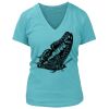 Women's Premium Deep V-Neck T-Shirt Thumbnail