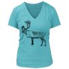 Women's Premium Deep V-Neck T-Shirt Thumbnail