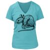 Women's Premium Deep V-Neck T-Shirt Thumbnail