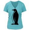 Women's Premium Deep V-Neck T-Shirt Thumbnail