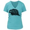 Women's Premium Deep V-Neck T-Shirt Thumbnail