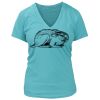 Women's Premium Deep V-Neck T-Shirt Thumbnail
