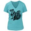 Women's Premium Deep V-Neck T-Shirt Thumbnail