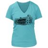Women's Premium Deep V-Neck T-Shirt Thumbnail