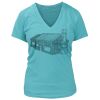 Women's Premium Deep V-Neck T-Shirt Thumbnail