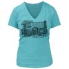 Women's Premium Deep V-Neck T-Shirt Thumbnail