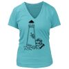Women's Premium Deep V-Neck T-Shirt Thumbnail