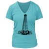 Women's Premium Deep V-Neck T-Shirt Thumbnail